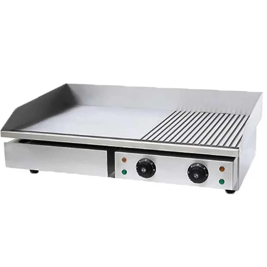 گریل برقی ویکتور مدل JS-822 تخت و شیار دار 75 سانت