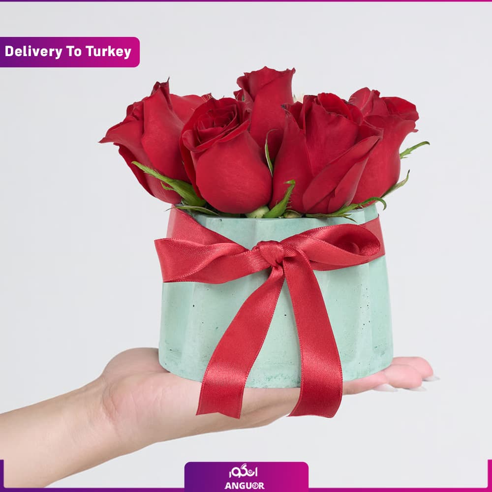 باکس گل رز (ارسال گل به ترکیه)