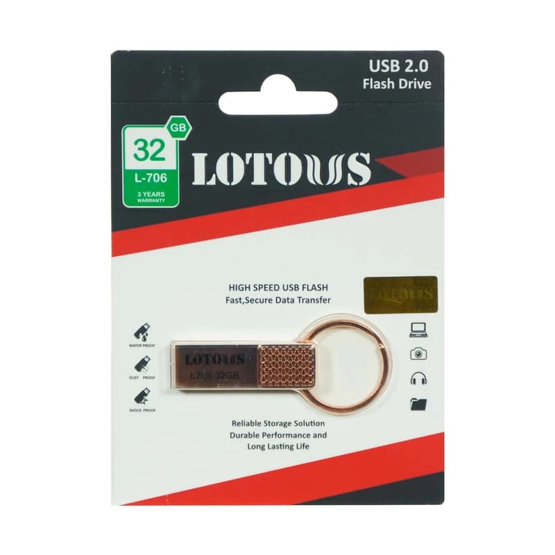 فلش مموری 32 گیگابایت L706 لوتوس (LOTOUS)