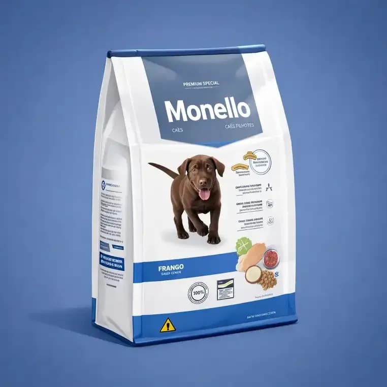 غذای سگ مونلو پاپی | غذای خشک توله سگ مونلو طعم مرغ (Monello Puppy)