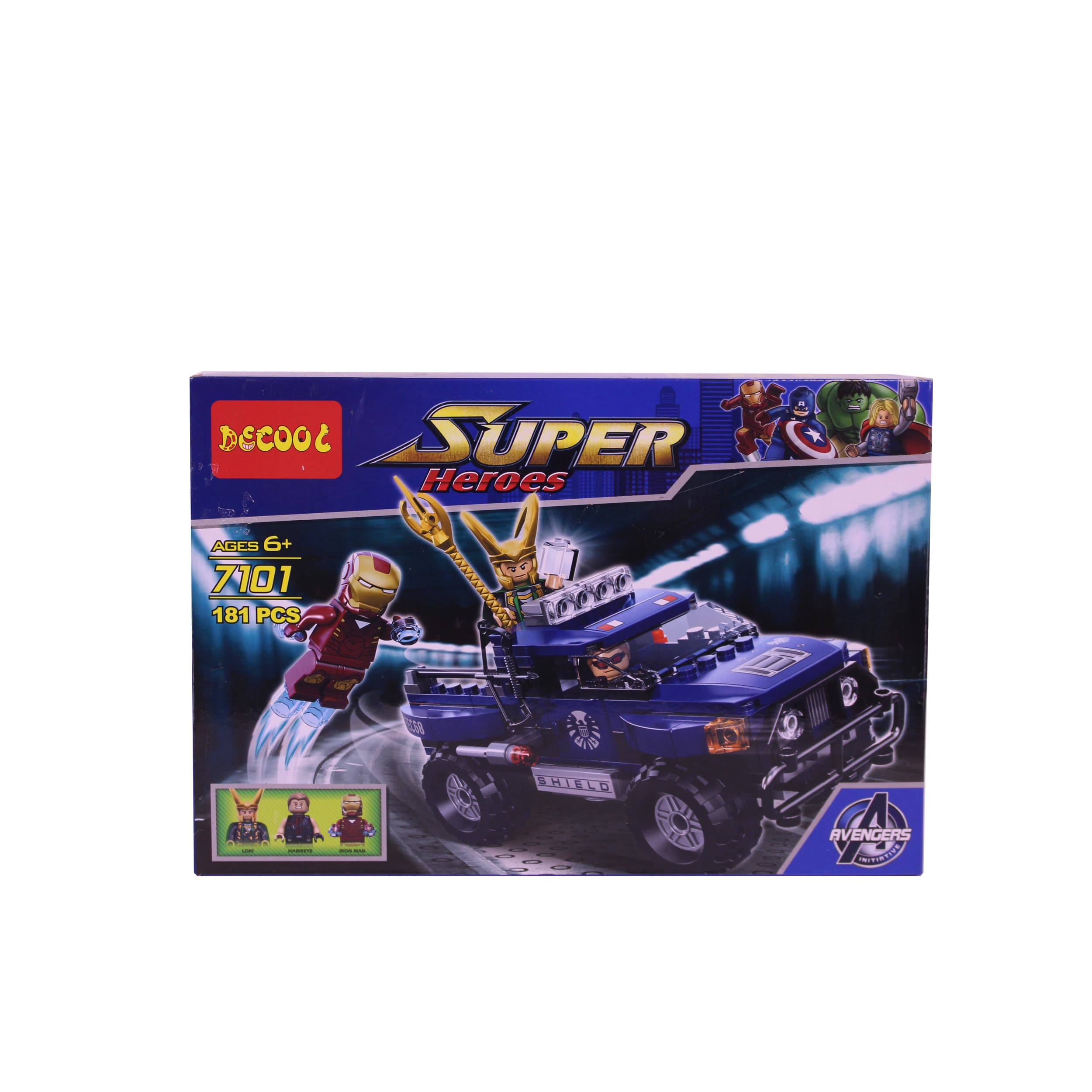 ساختنی دکول مدل Super Heroes 7101