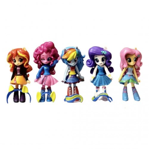 مجموعه فیگور پونی مدل Equestria Girls بسته 9 عددی — تصویر ۳