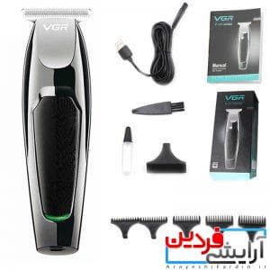 ماشین ریش تراش و خط زن شارژی و برقی وی جی آر VGR V-030