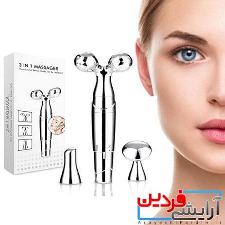 ماساژور غلتکی صورت ، 3-در-1 Massager — تصویر ۲