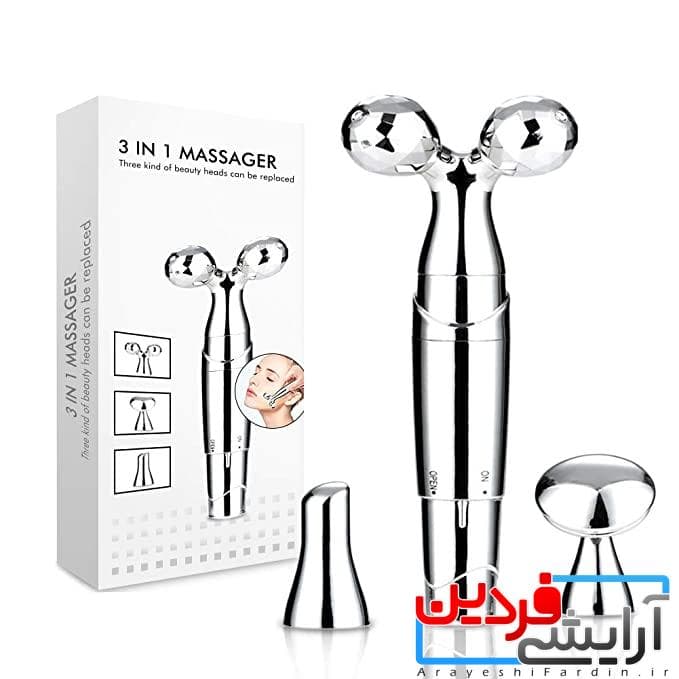 ماساژور غلتکی صورت ، 3-در-1 Massager