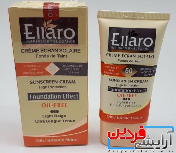 کرم ضدآفتاب Ellaro SPF50