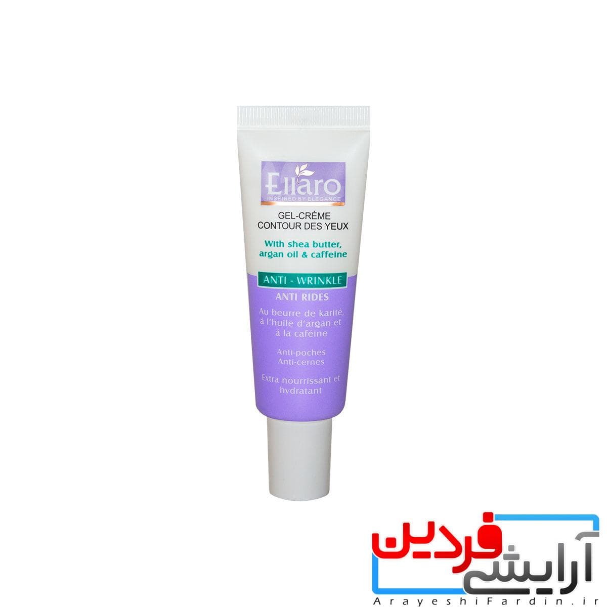 ژل کرم ضد چروک و تیرگی دور چشم الارو ellaro — تصویر ۲