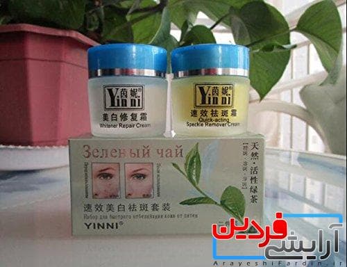 کرم ضد لک سفید کننده ضد مراقبت از پوست ضد چروک YIN NI چای سبز — تصویر ۲