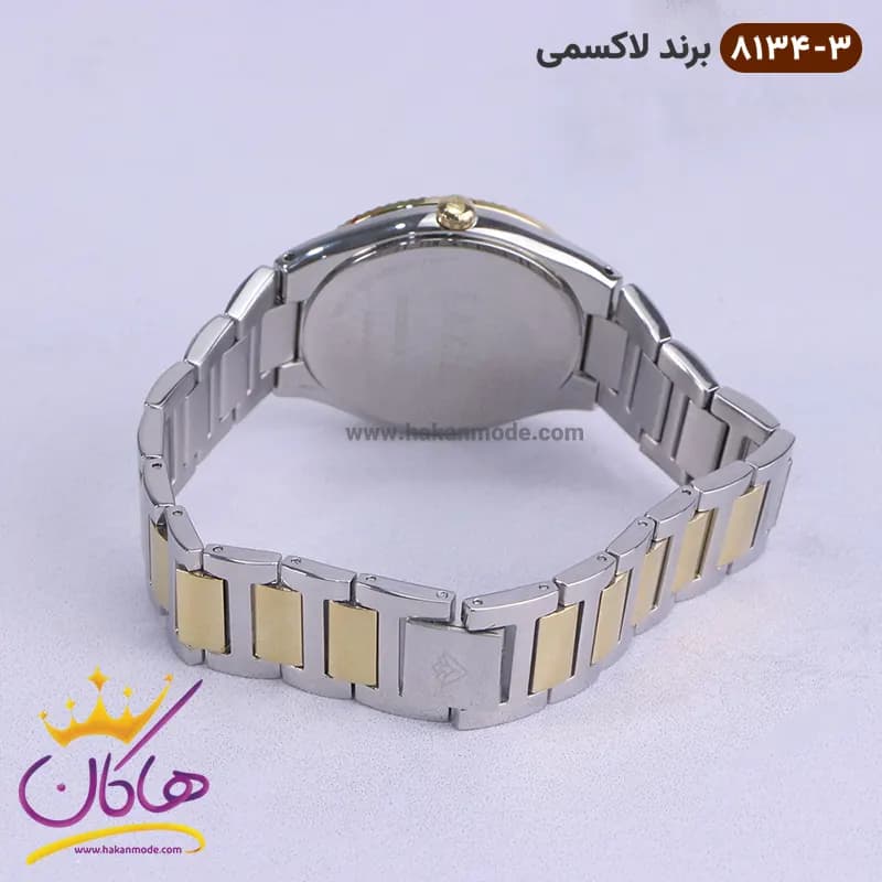 ساعت لاکسمی زنانه فلزی صفحه سفید مدل 8134/3 — تصویر ۵