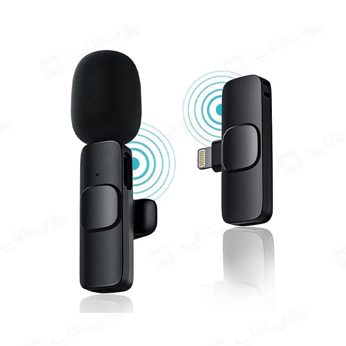 میکروفن یقه ای تکی لایتنینگ مدل K9 (مخصوص گوشی های آیفون)
