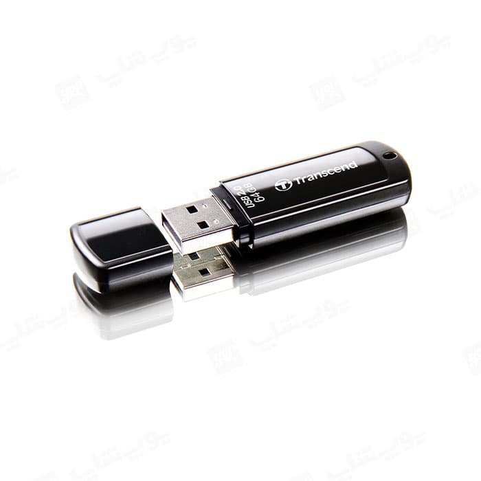 فلش مموری ترنسند مدل JetFlash 350 USB 2.0 با ظرفیت 64 گیگابایت — تصویر ۲