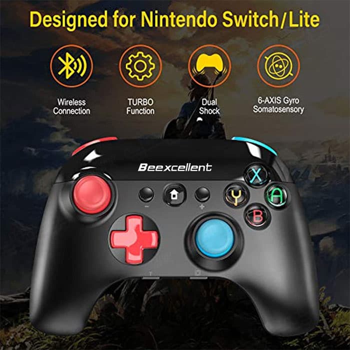 دسته بازی بی سیم کامپیوتر بیکسلنت مدل wirless pro game controller — تصویر ۴