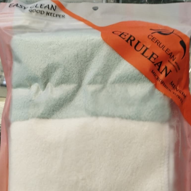 دستمال 3 تایی سوپر ماکروفایبر CERULEAN بسته 12 عددی