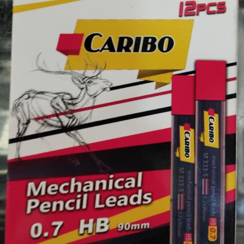 نوک مداد 0/7 CARIBO بسته 12 عددی
