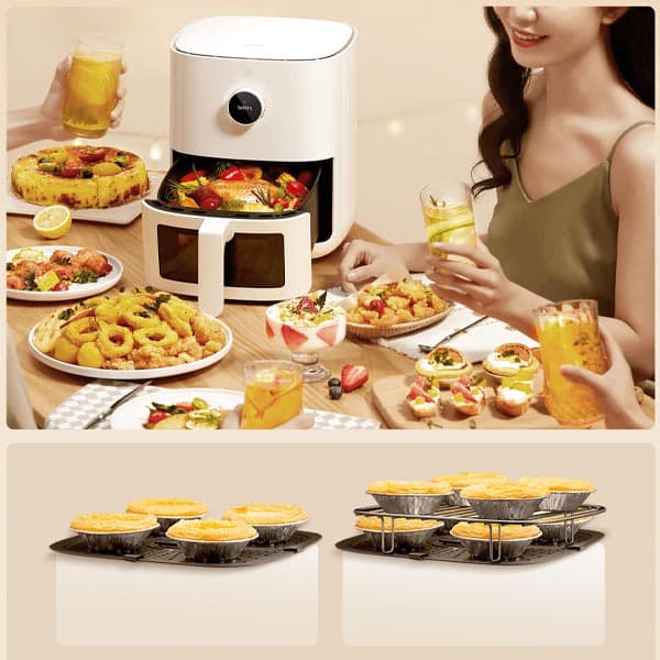 سرخ‌کن بدون روغن (هواپز) هوشمند شیائومی مدل Xiaomi Smart Air Fryer Pro 4L — تصویر ۴