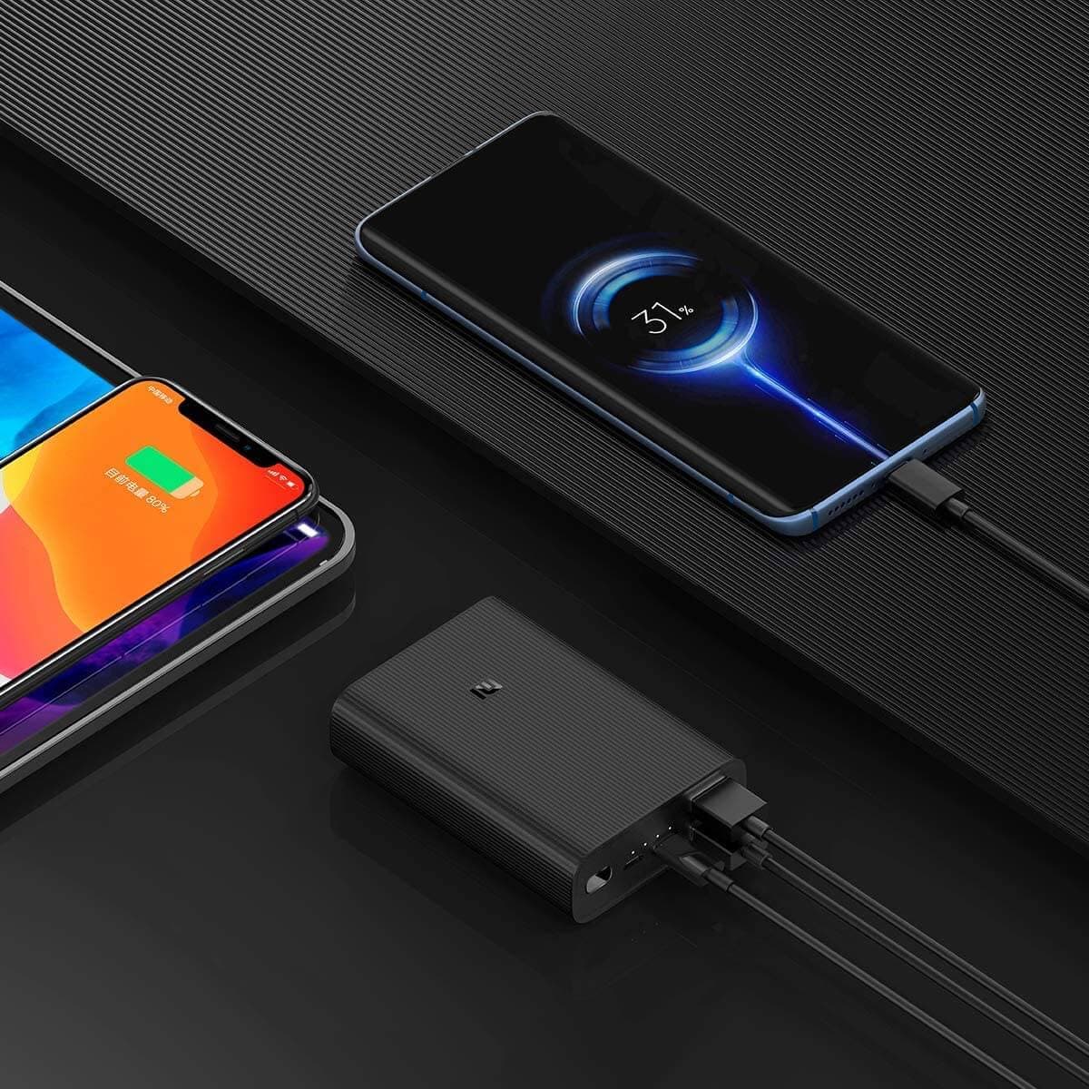پاوربانک 10 هزار میلی آمپر شیائومی مدل mi 10000mah V3 compact 22.5w pb1022Zm — تصویر ۲