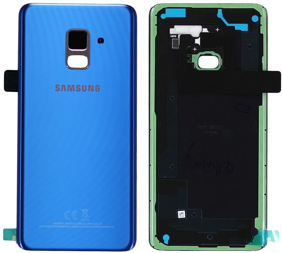 درب پشت گوشی A8 پلاس سامسونگ Samsung A8 Plus (A730) Sky Blue Back door- آبی