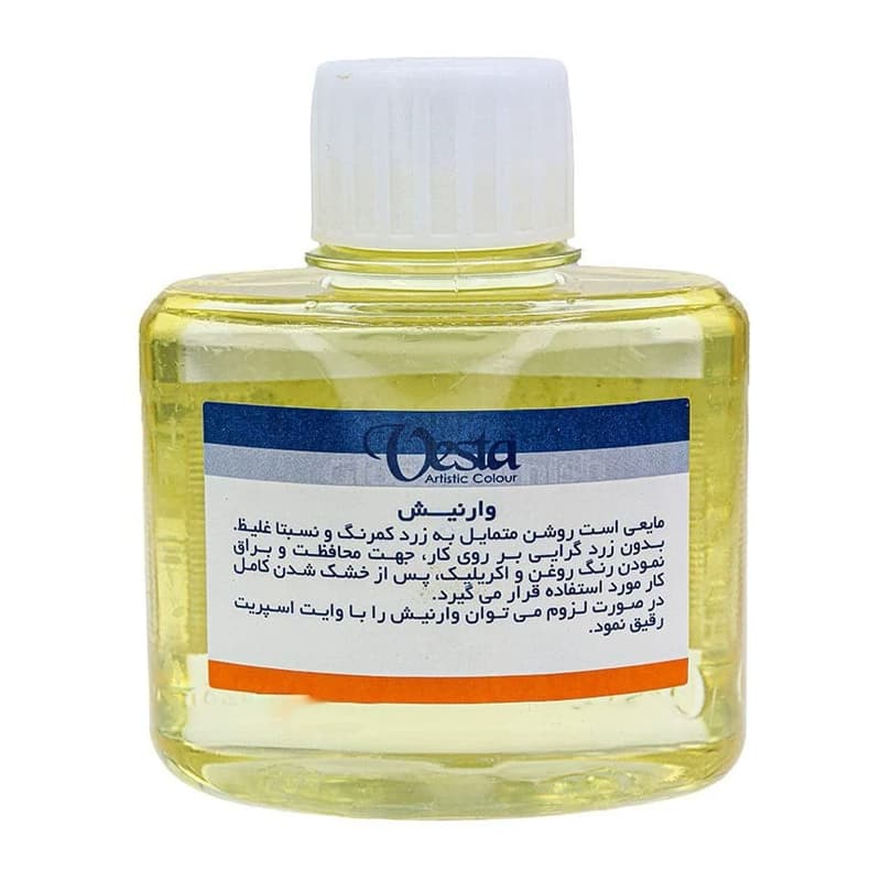 گلس وارنیش رنگ روغن 125 میلی لیتر — تصویر ۲