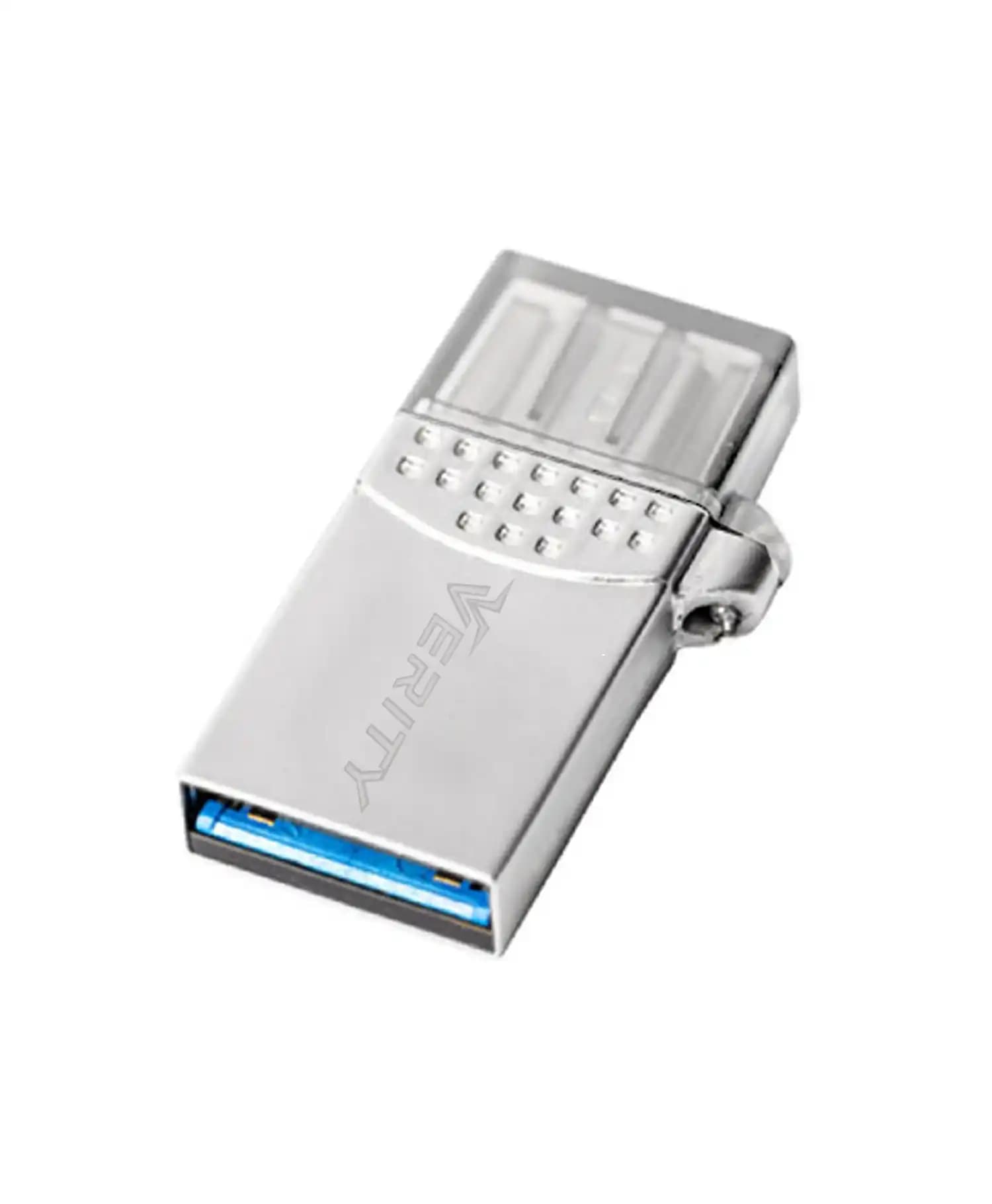 فلش مموری وریتی O511 USB 3.0 + Type-C ظرفیت 64 گیگابایت — تصویر ۲