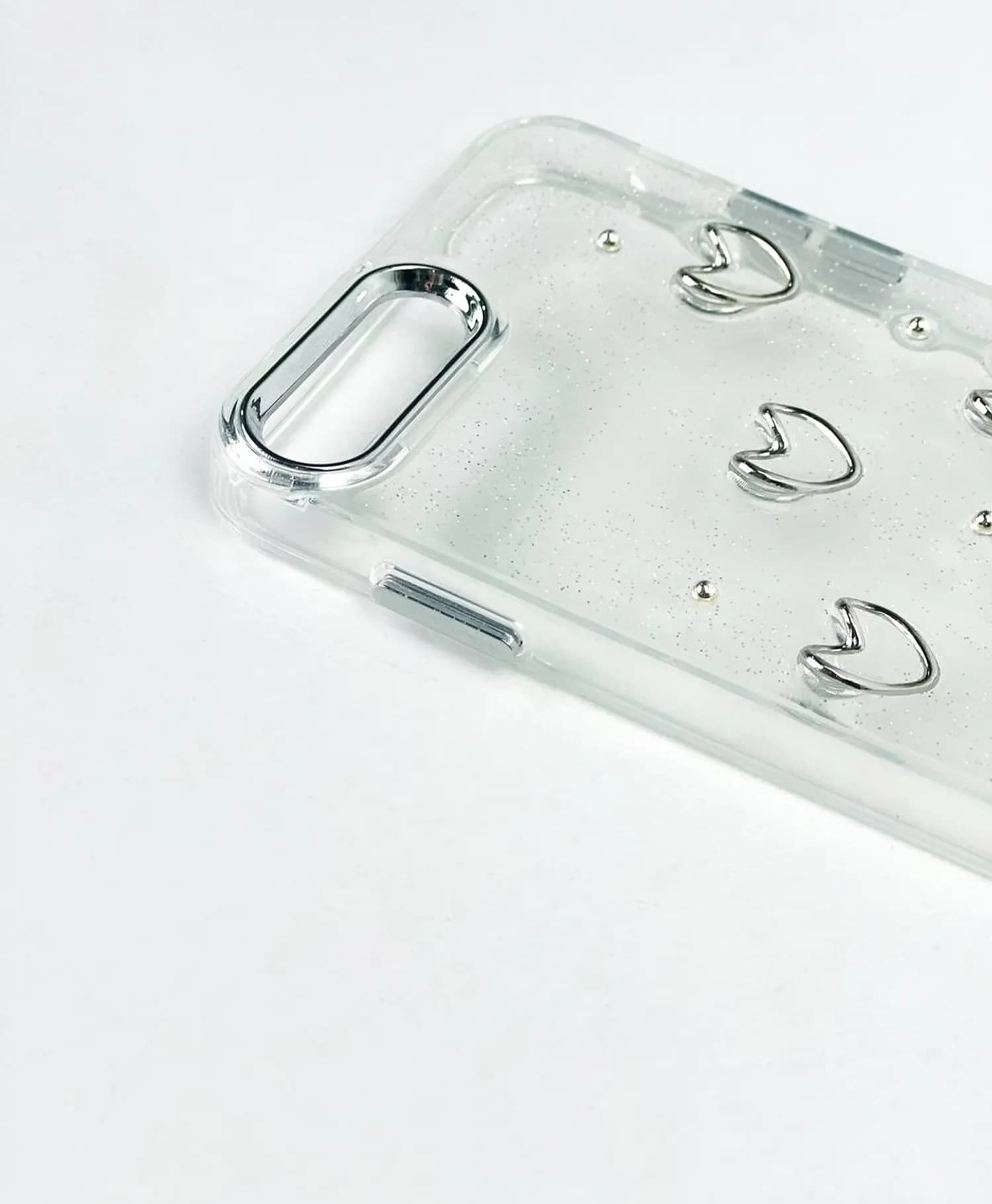 قاب ژله ای شاین دار قلبی گوشی موبایل آیفون Iphone 7/8 Plus — تصویر ۲