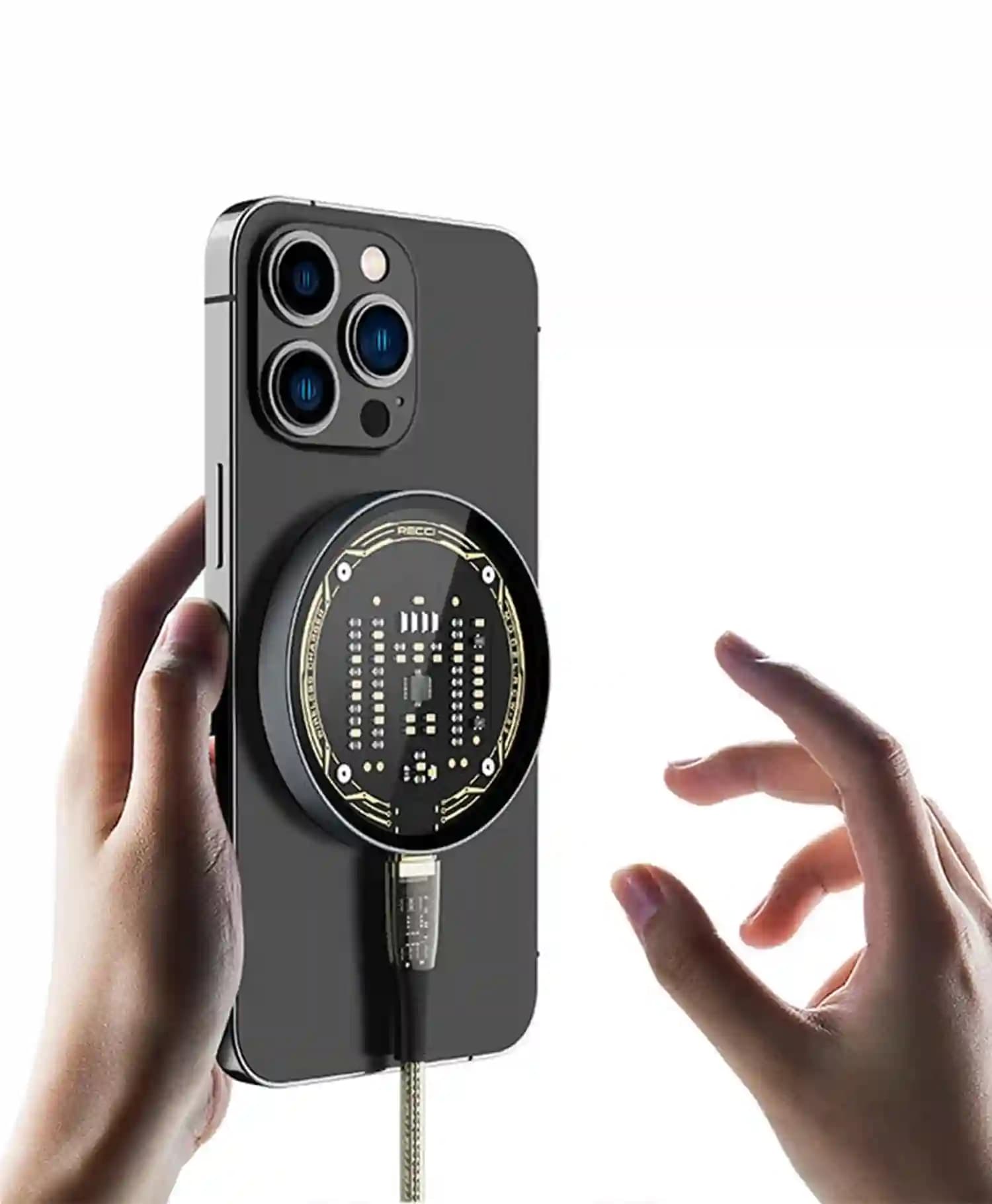 شارژر بی سیم مگ سیف رسی مدل RCW-23CC 15W — تصویر ۵