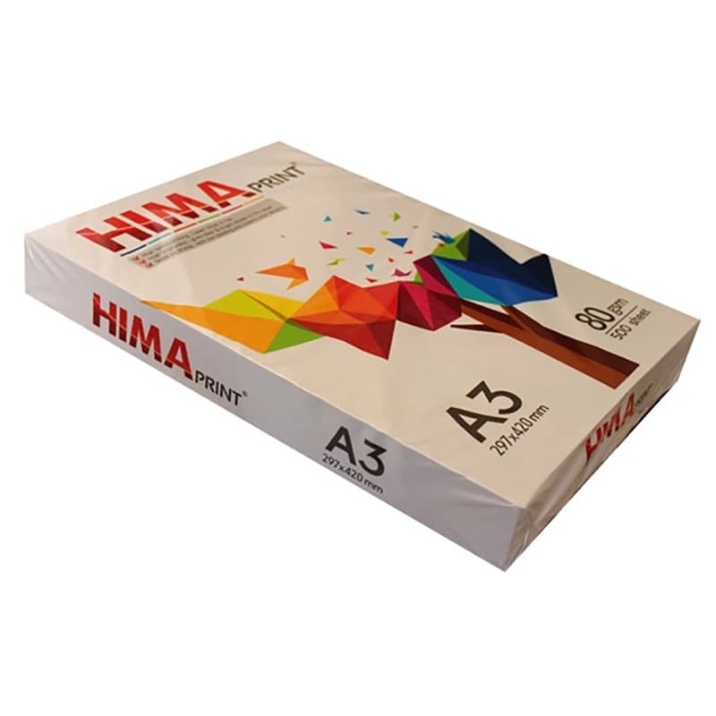 کاغذ A3 بسته 500 عددی 80 گرم HIMA — تصویر ۳