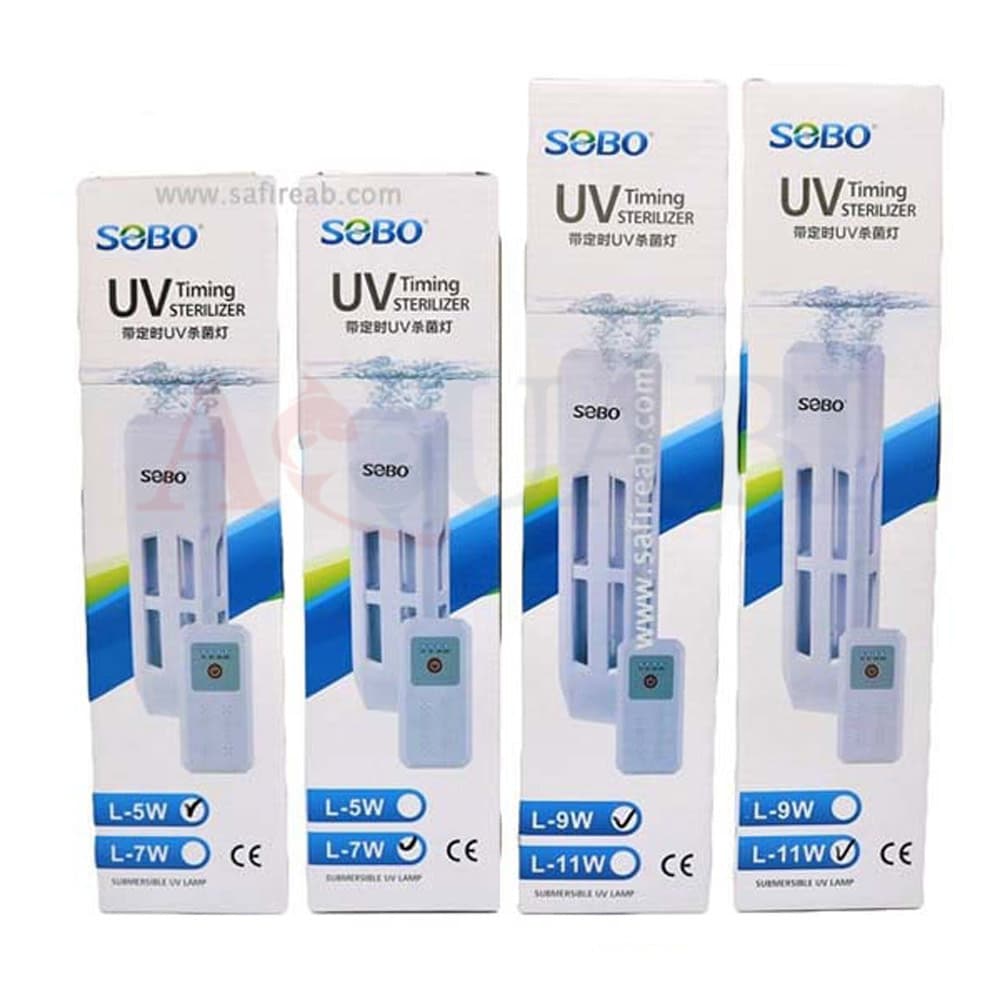 لامپ یو وی استرلیزه کننده آکواریوم UV-L-5W سوبو — تصویر ۴