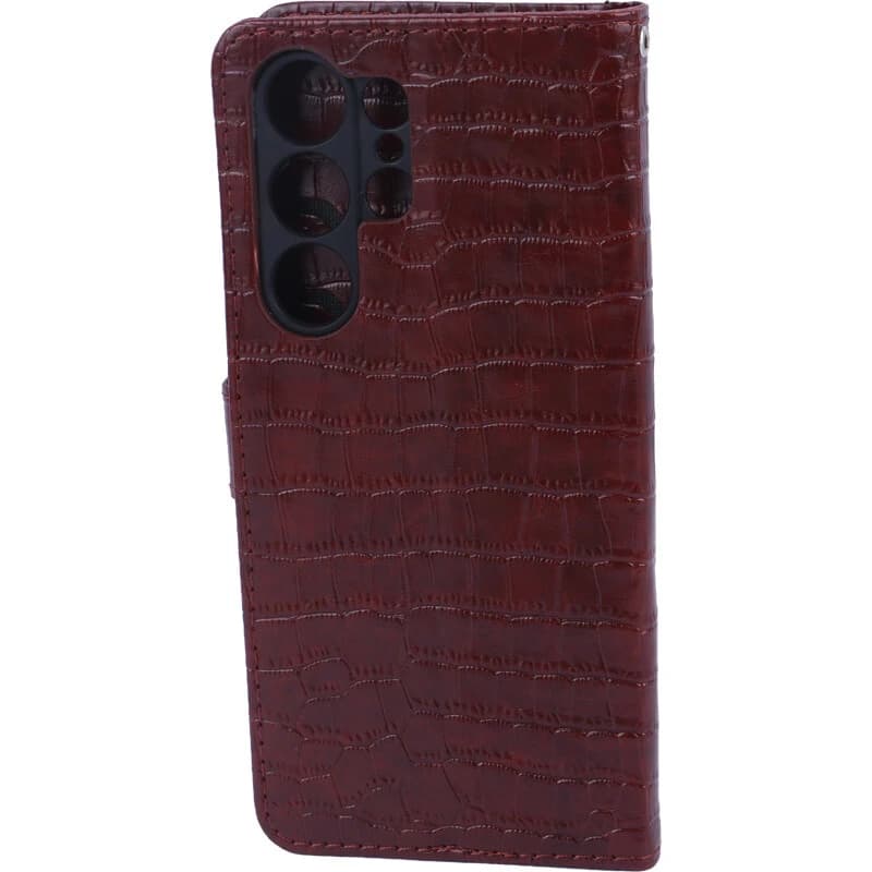 کیف چرمی پوست ماری مگنتی سامسونگ Galaxy S23 Ultra محافظ لنزدار — تصویر ۵