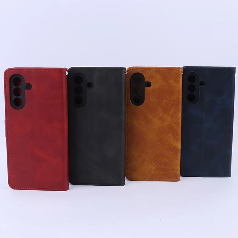 کیف چرمی مگنتی سامسونگ Galaxy A17 محافظ لنزدار — تصویر ۲