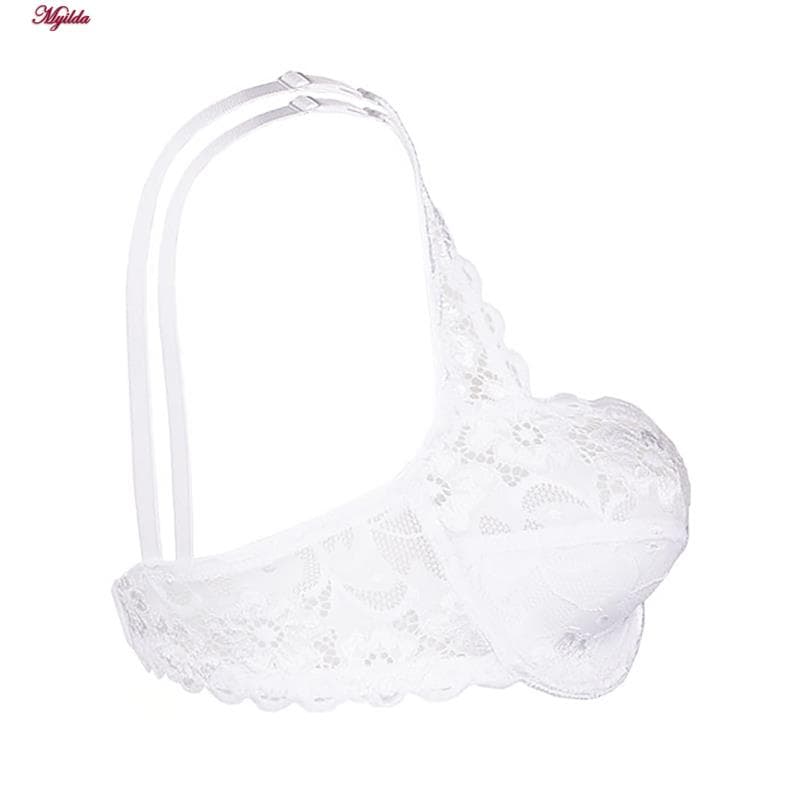 سوتین زنانه فانتزی فنردار سفید لین کد 4680-415 — تصویر ۴