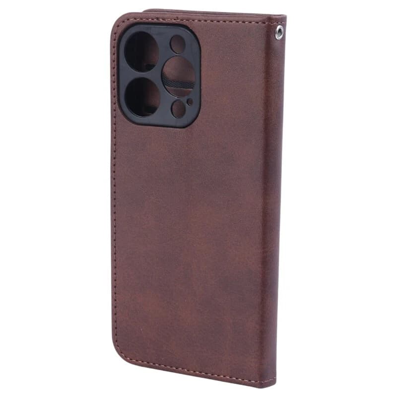کیف چرمی مگنتی آیفون iPhone 16 Pro محافظ لنزدار — تصویر ۴