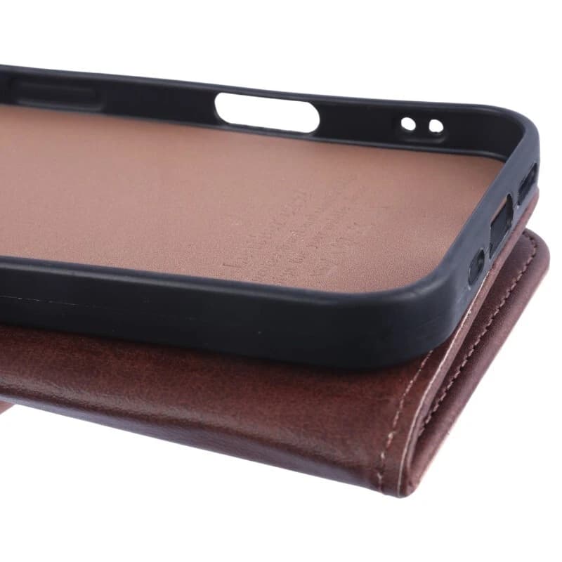 کیف چرمی مگنتی آیفون iPhone 16 Pro محافظ لنزدار — تصویر ۵