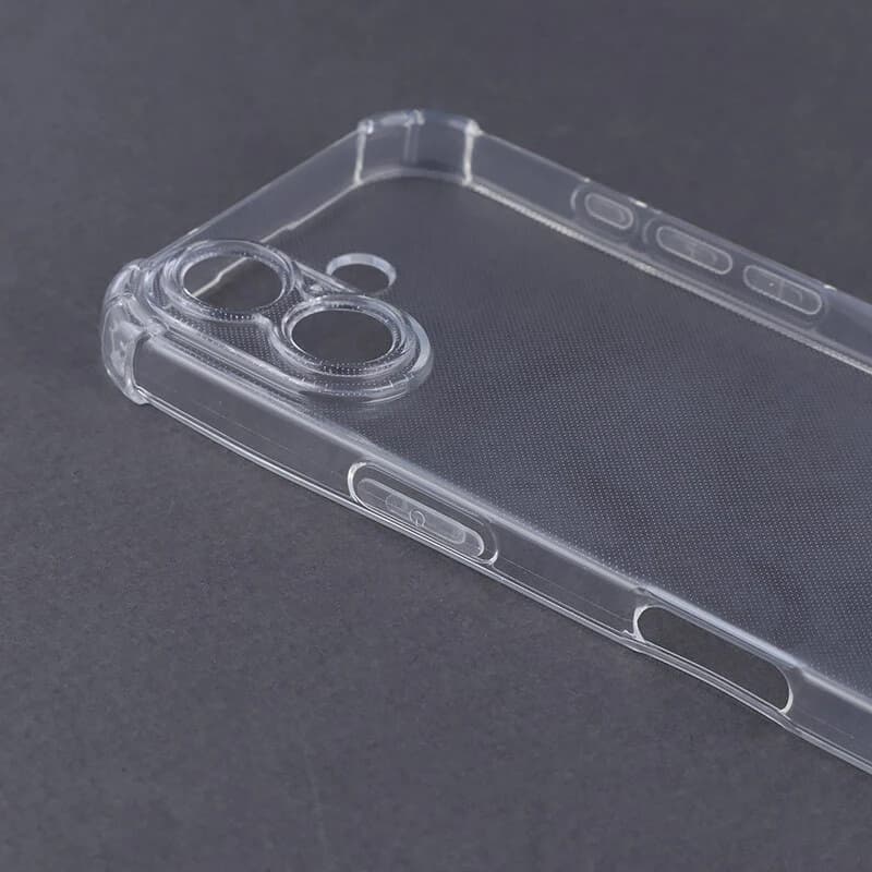 قاب ژله ای ضربه گیر بی رنگ آیفون iPhone 16 محافظ لنزدار — تصویر ۳