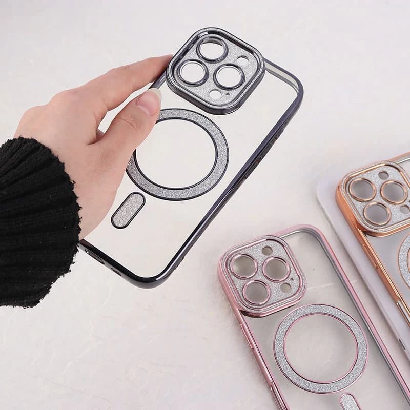 قاب اکلیلی مگ سیف آیفون iPhone 16 Pro محافظ لنزدار — تصویر ۶