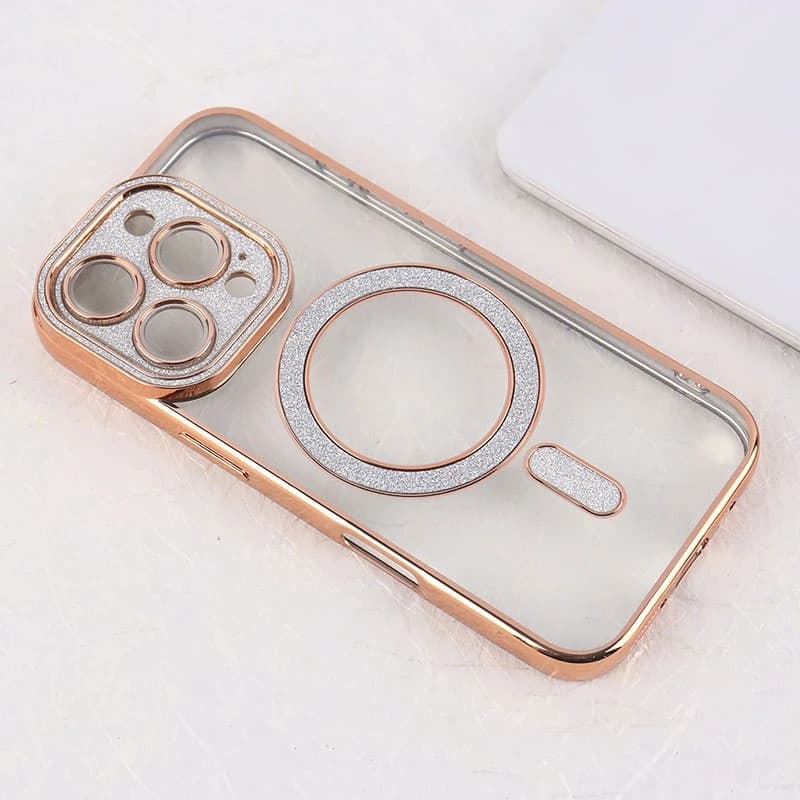 قاب اکلیلی مگ سیف آیفون iPhone 16 Pro محافظ لنزدار — تصویر ۴