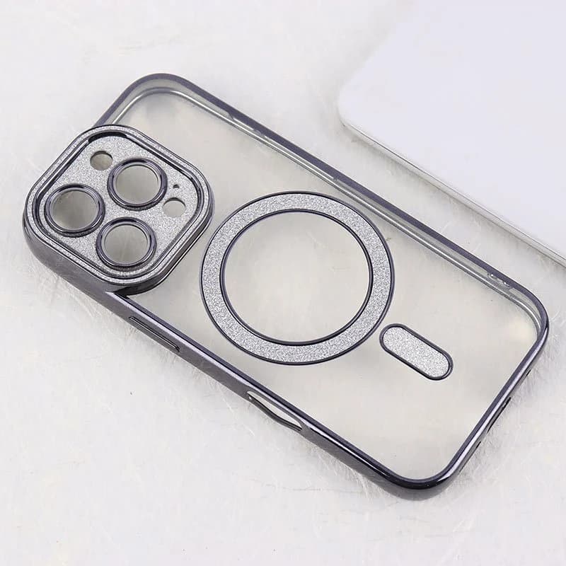 قاب اکلیلی مگ سیف آیفون iPhone 16 Pro محافظ لنزدار — تصویر ۳