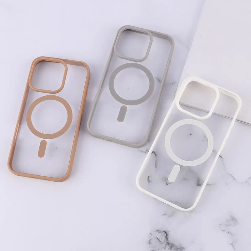 قاب PC مگ سیف آیفون iPhone 16 Pro دور رنگی — تصویر ۲