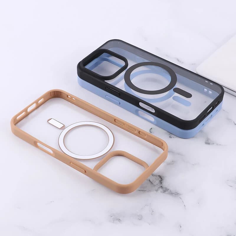 قاب PC مگ سیف آیفون iPhone 16 Pro دور رنگی — تصویر ۶