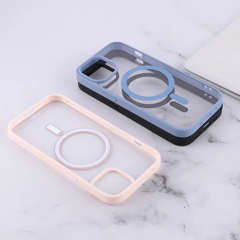 قاب PC مگ سیف آیفون iPhone 15 دور رنگی — تصویر ۶
