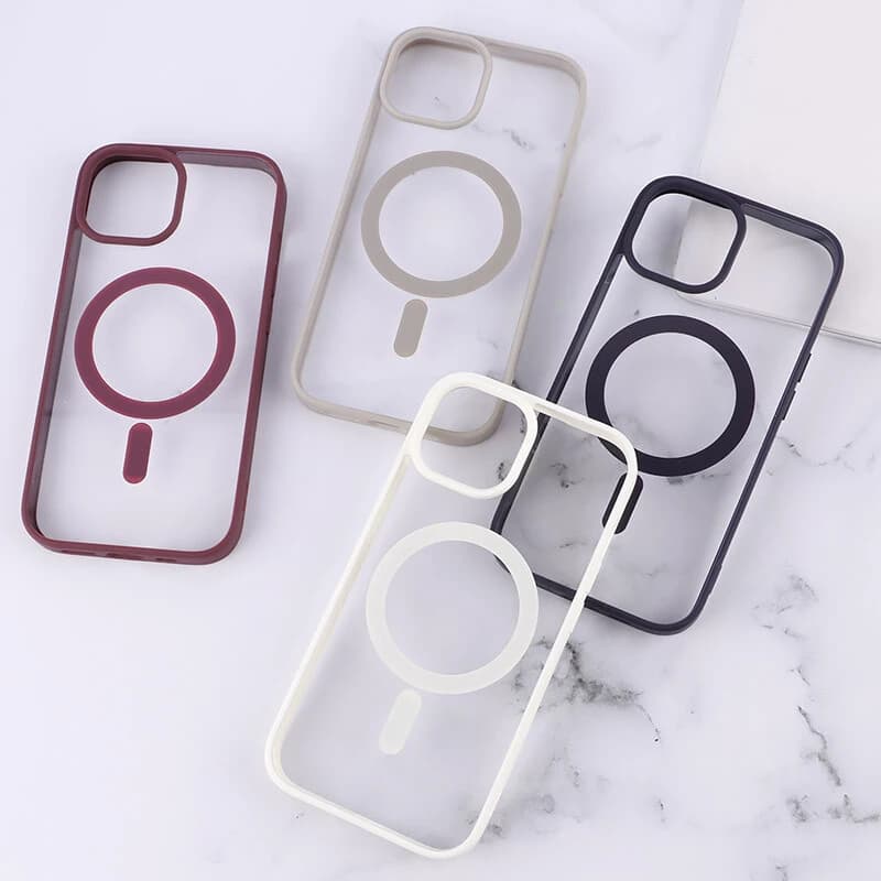 قاب PC مگ سیف آیفون iPhone 15 دور رنگی — تصویر ۲