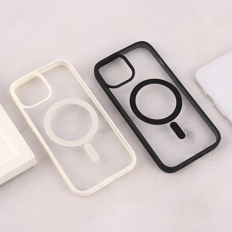قاب PC مگ سیف آیفون iPhone 15 دور رنگی — تصویر ۴