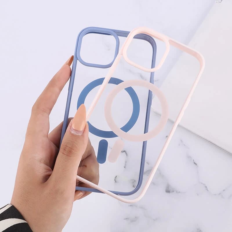 قاب PC مگ سیف آیفون iPhone 15 دور رنگی — تصویر ۷