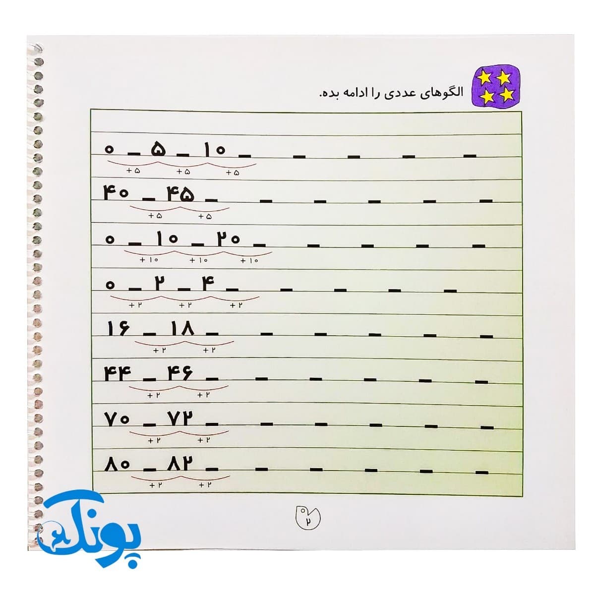 کتاب دوباره بنویس ۱۱ الگویابی عددی — تصویر ۳