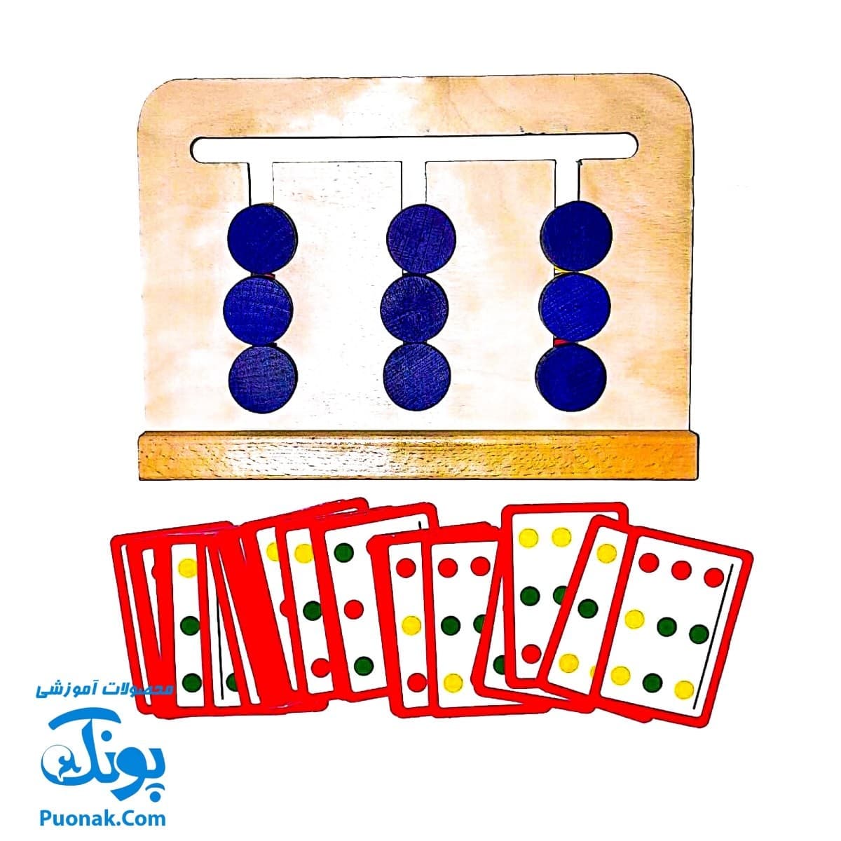 بازی رنگ چین چوبی ایپکا | COLOUR ASSORTING BOARD — تصویر ۶
