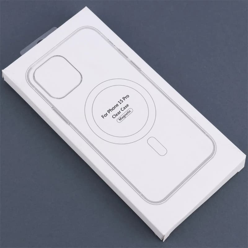 قاب ضد ضربه مگ سیف Clear Case Magnetic آیفون iPhone 15 Pro — تصویر ۲