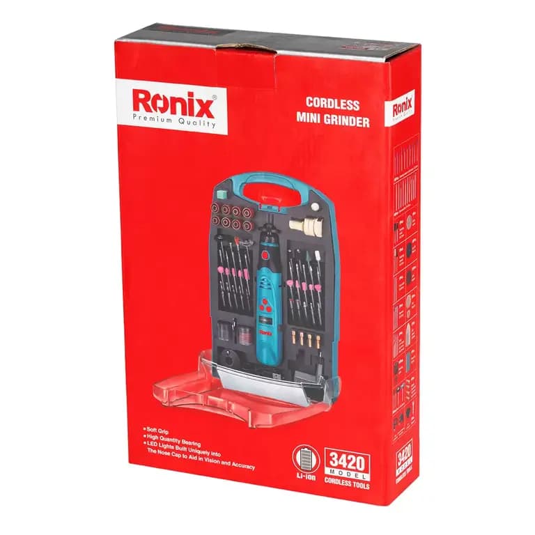 کیت فرز رونیکس مینیاتوری مدل 3420 (شارژی) ronix — تصویر ۲