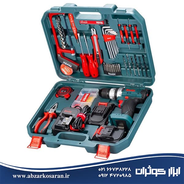 کیت دریل شارژی رونیکس 53 پارچه مدل RS_8620 (کیت دریل) ronix — تصویر ۱۰