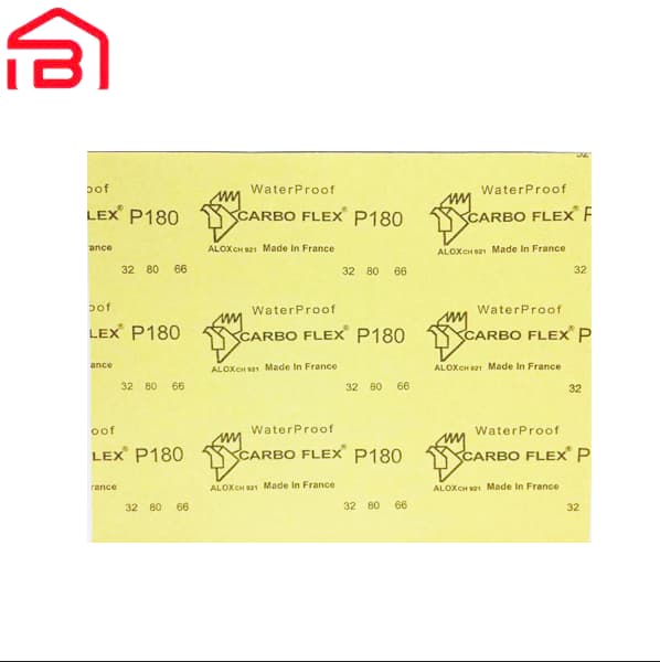 سنباده پشت قرمز carbo flex سایز 180