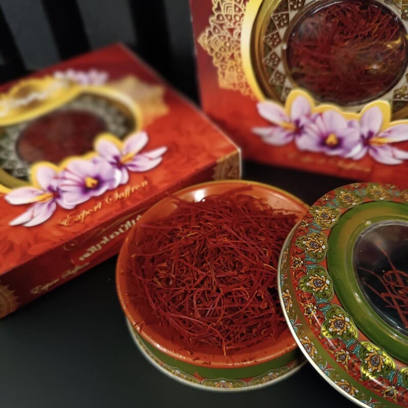 زعفران خاتم 3 گرمی (5عدد) | زعفران مرغوب | زعفران درجه یک سوپر صادراتی | زعفران اصل | خالص | زعفران صادراتی | زعفرون | زعفران طبیعی | زعفران باکیفیت | زعفران برند | نگین زعفران | زعفران سر — تصویر ۲