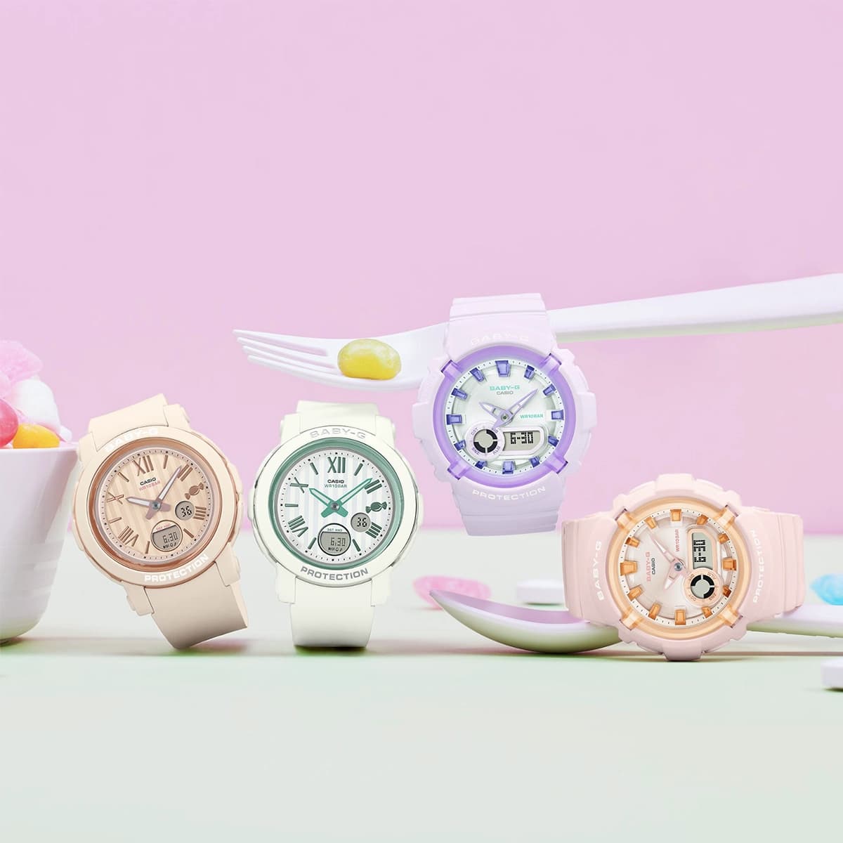 ساعت مچی زنانه کاسیو بیبی جی مدل Casio Baby-G BGA-280SW-6ADR — تصویر ۳